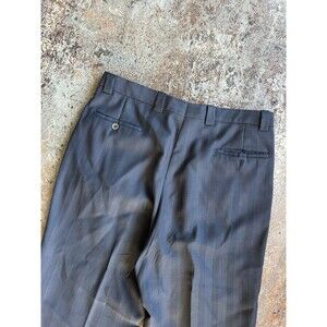 Angelico Extrema Zanetti Super 130 Wool Double Pleated Trouser Pant Italy 34x30